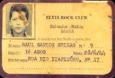 Elvis Rock Club - carteirinha de Raul Seixas..jpg